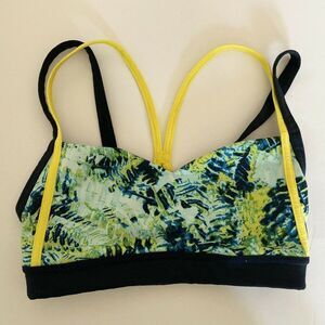 EUC Zella Strappy Sports Bra Blue Size XS
